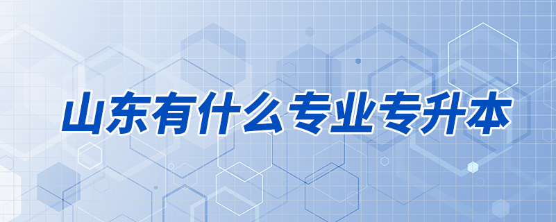 山东有什么专业专升本.png